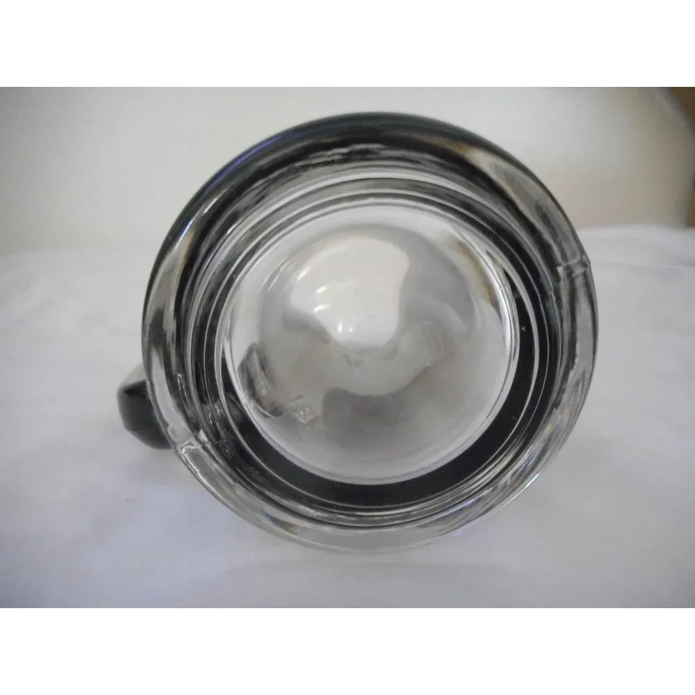 Walt Disney Mickey Mouse Silver Clear Glass Mug Cup Root Beer Stein - Picture 8 of 8